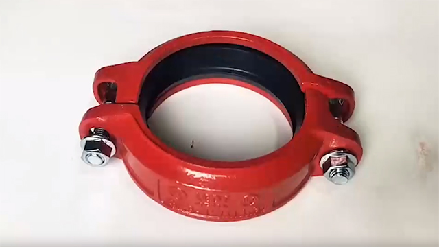 Angle Pad Grooved Piping System Pipe Coupling